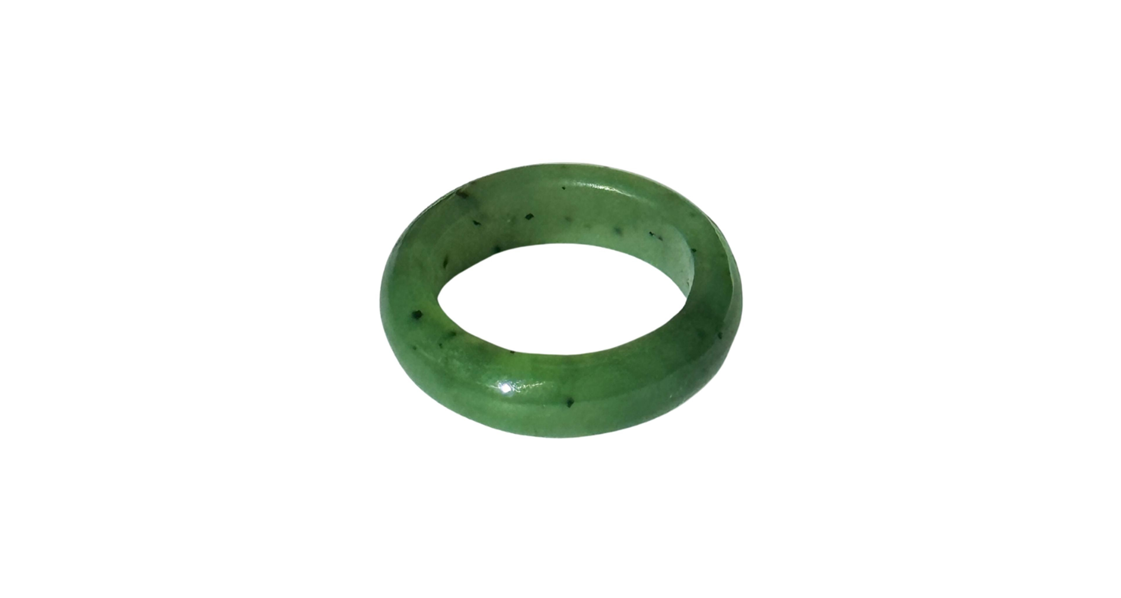 Evergreen — Green Jade Ring