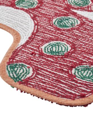 Reindeer Holiday Bath Rug Set, 2 Count