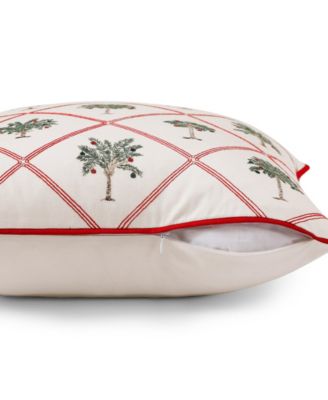 Tommy Bahama Palm Tree Trellis Decorative Pillow, 20&amp;quot; X 20&amp;quot;