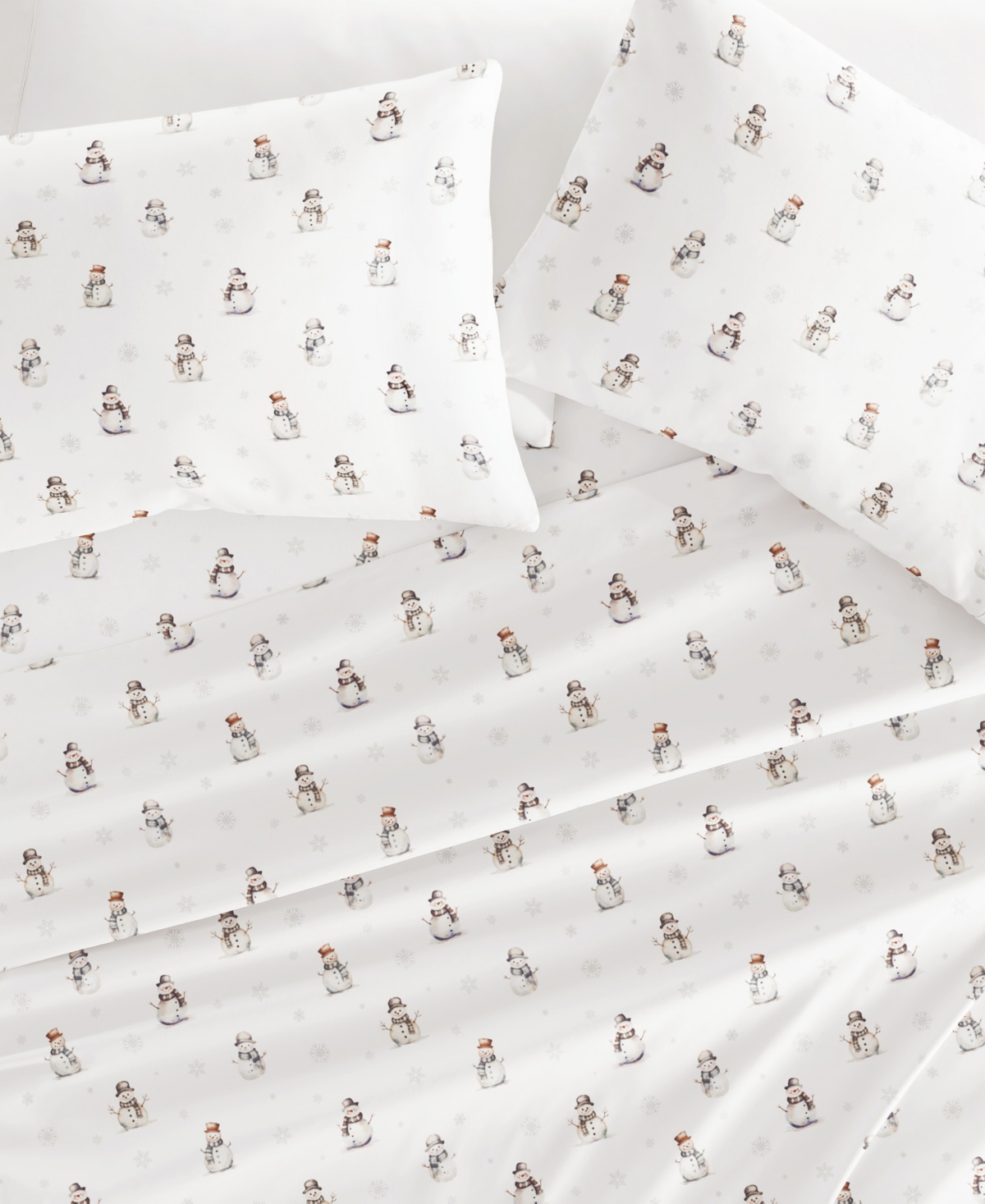 Ienjoy Home Holiday Pattern 4-pc. Sheet Set, King In White