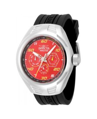 Men's 47727 Invicta Racing Quartz Chronograph Red, Black Dial Watch