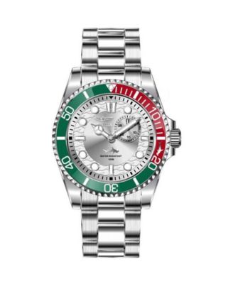 Men's 49276 Pro Diver  Quartz Multifunction Silver Dial Watch