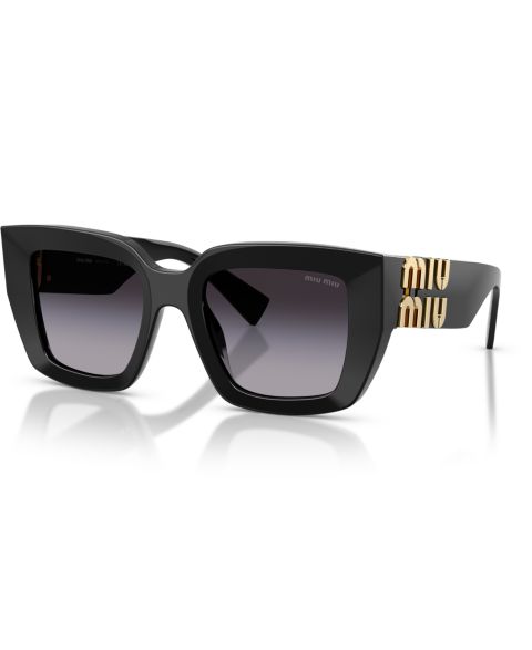 Женские солнцезащитные очки MIU MIU Square Sunglasses, MU B05S, цвет: Чёрный