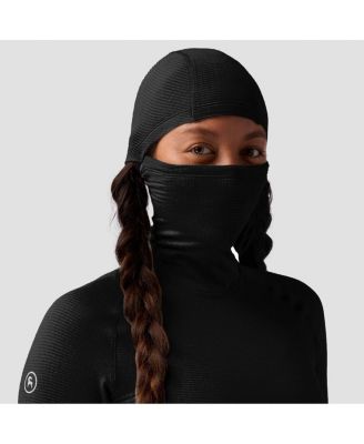 Women's Backcountry Pines Microgrid Ultra-Lt Baselayer Balaclava Top Lightweight Long Underwear Tops