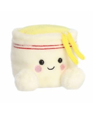 Mini Dashi Cup Noodles Palm Pals Adorable Plush Toy White 5"