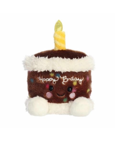 Детская мягкая игрушка Aurora Palm Pals Choco B'day Cake Mini Plush, цвет: Коричневый