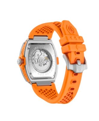 Men's Silver Stainless Steel Watch, 44mm