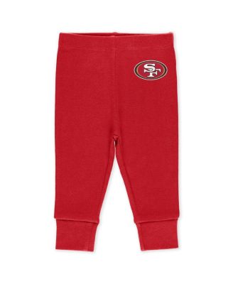 Baby Boys and Girls Newborn 3-Piece San Francisco 49ers Turn Me Around Bodysuits and Pant Set