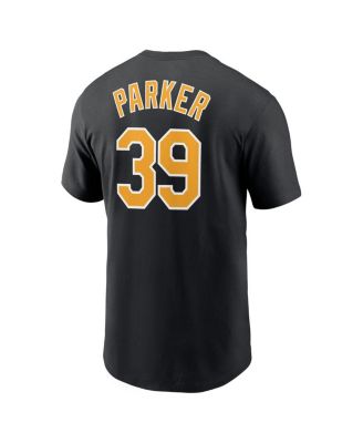 Men's Dave Parker Black Pittsburgh Pirates 2025 National Baseball Hall of Fame Name Number T-Shirt