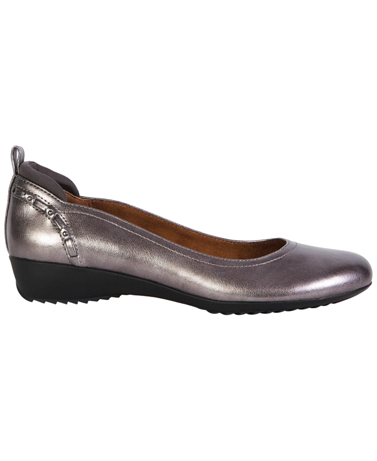 Jbu Women's Vivian Round Toe Flats In Gray