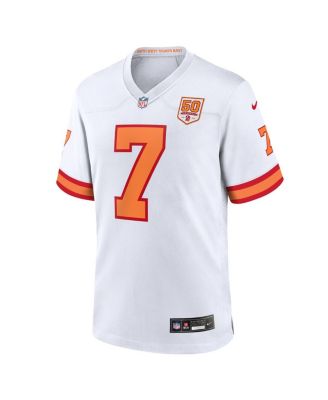 Men's Bucky Irving White '76 Tampa Bay Buccaneers 50th Season Game Jersey