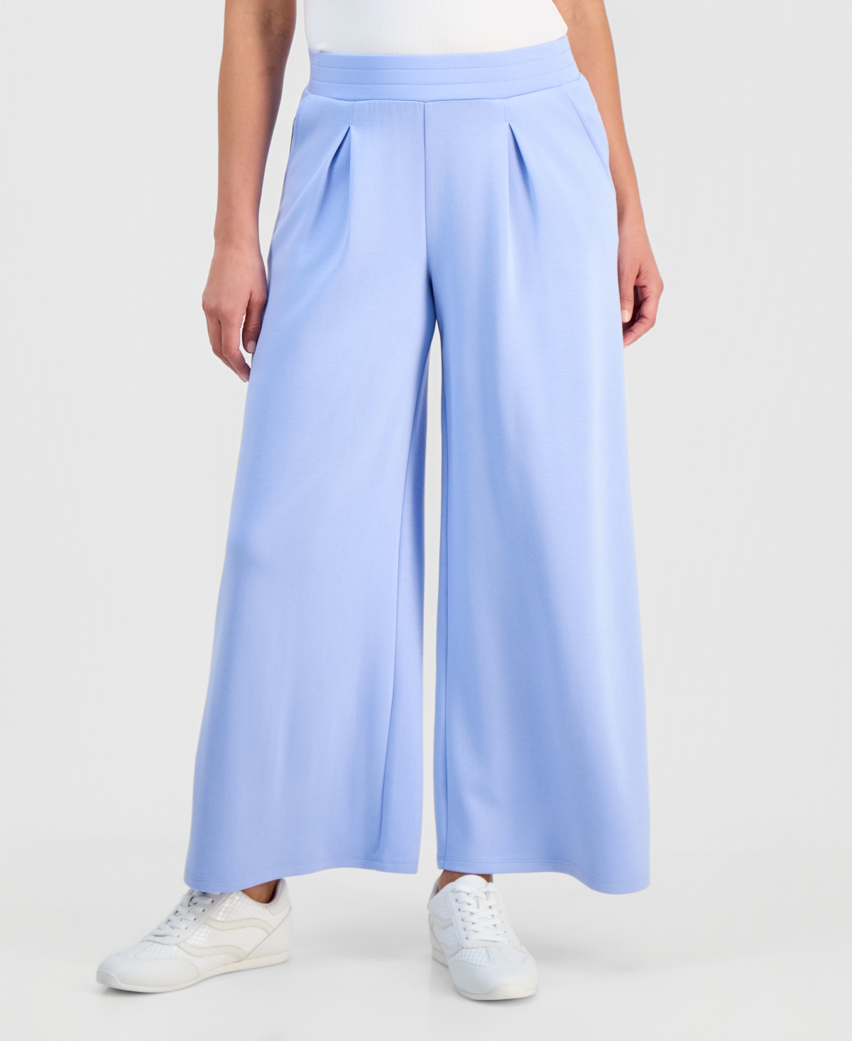 Inc International Concepts Petite High-rise Pants, Macy's Exclusive In Blue