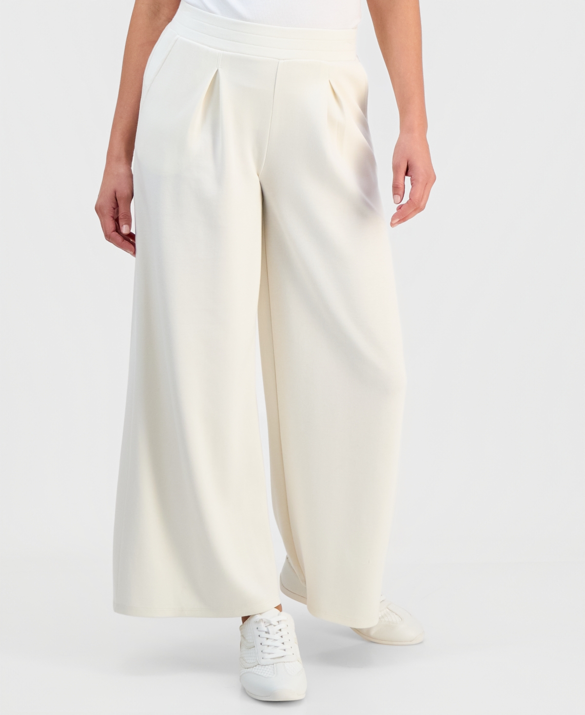 Inc International Concepts Petite High-rise Pants, Macy's Exclusive In Brown