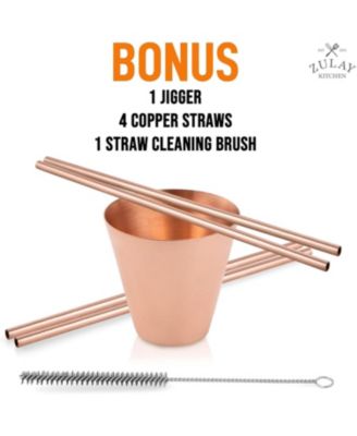 100% Pure Copper Mule Mugs Set Of 4 - 16oz