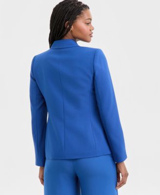 Women&#39;s Peak Lapel One-Button Jacket