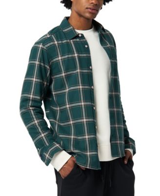 Men's Sago Regular Fit Plaid Pattern Shirt