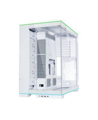 Lian-Li Case O11DERGBW Full Tower TG 2x3.5"HDD or 2.5" SSD White Retail