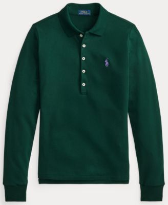 Women's Polo Collar Long Sleeves Top