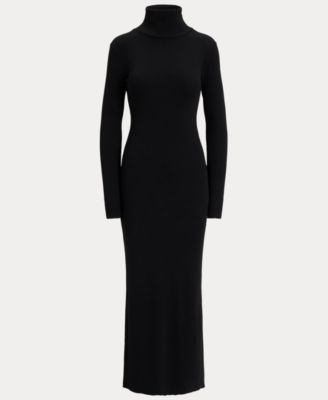 Women's Ribbed Turtleneck Dress