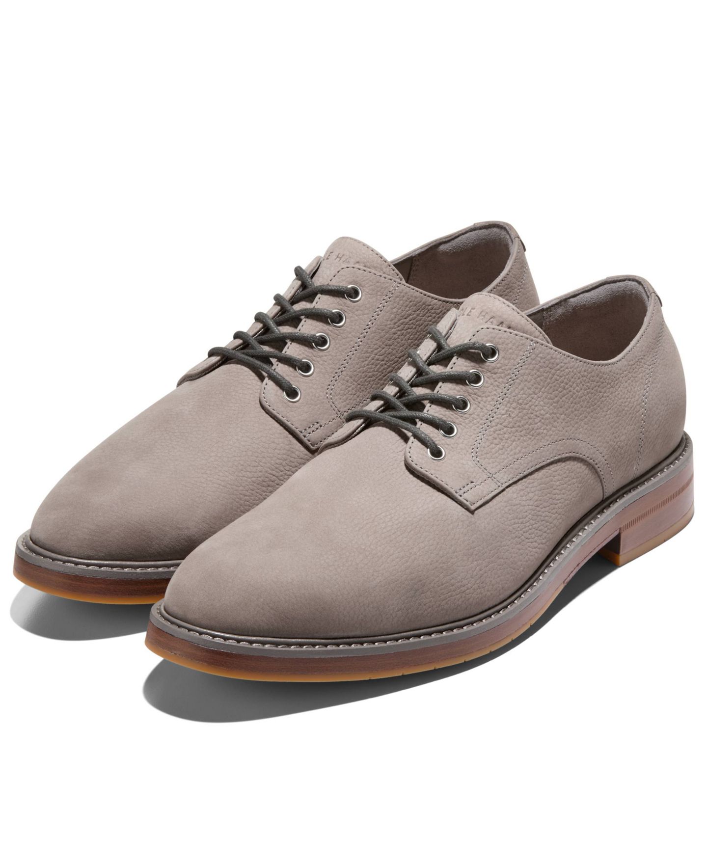 Обувь Cole Haan Men's Judson Grand Plain Toe Oxford, цвет: Ironstone — фото 6