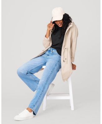 Women's Button Back Rib Knit Sweater