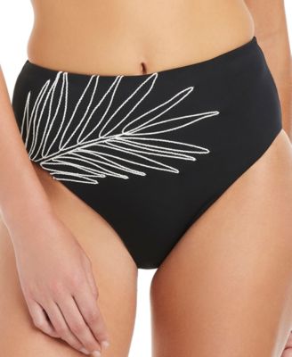Women's Midnight Breeze High Rise Embroidered Swim Briefs