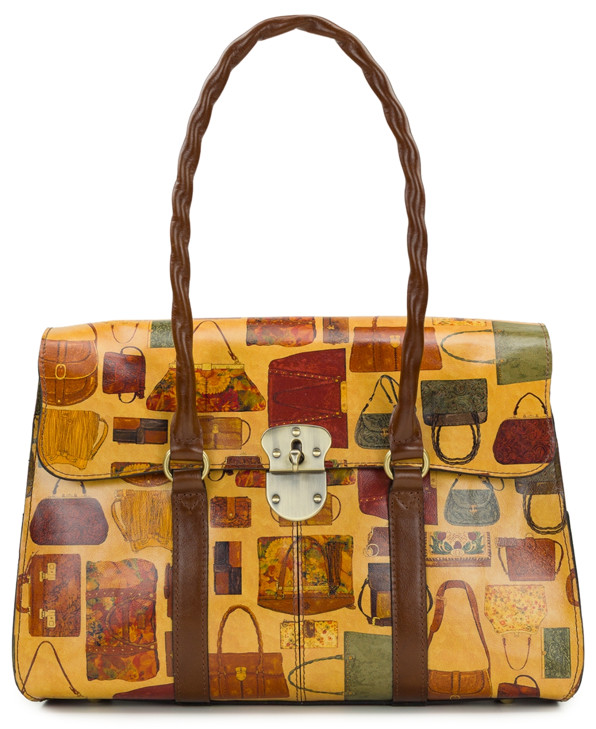 Patricia Nash Vienna Large Satchel Bag In Multi