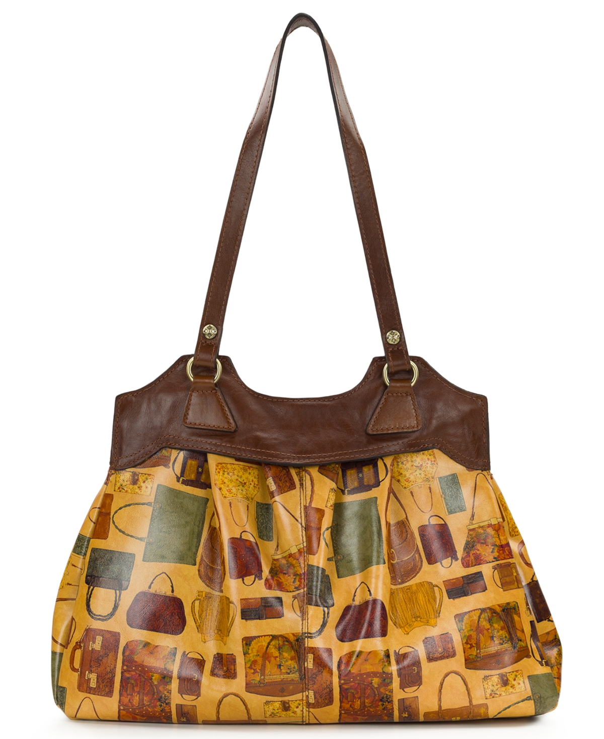 Patricia Nash Napoli Extra Large Satchel In Brown