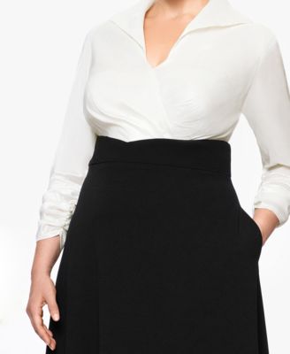 Plus Size Long Sleeve Gown