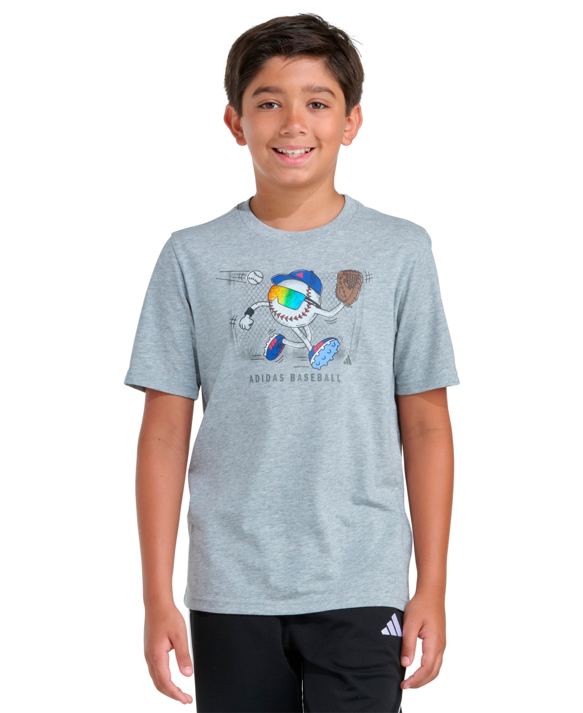 adidas Boys 8-20 Short-Sleeve Stunner Outfield T-Shirt