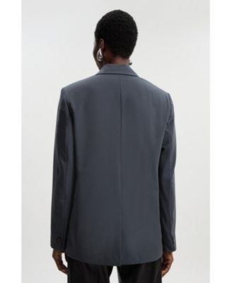 Women's Twill Oversized Blazer