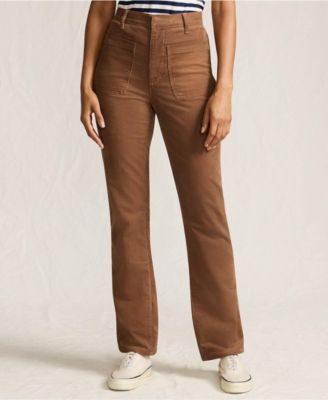 Women's Corduroy High Rise Rail Straight Leg Pants