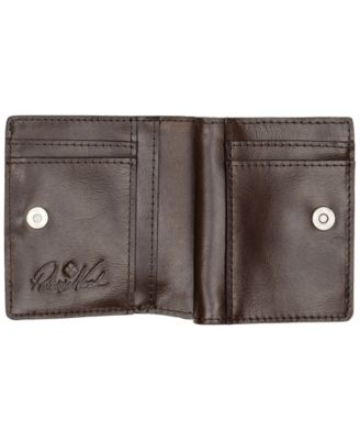 Linette Bark Leaves Snap Wallet