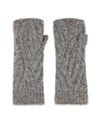 Women s Artisan Hand-Knit Vienna Winter Wool Half Mitten