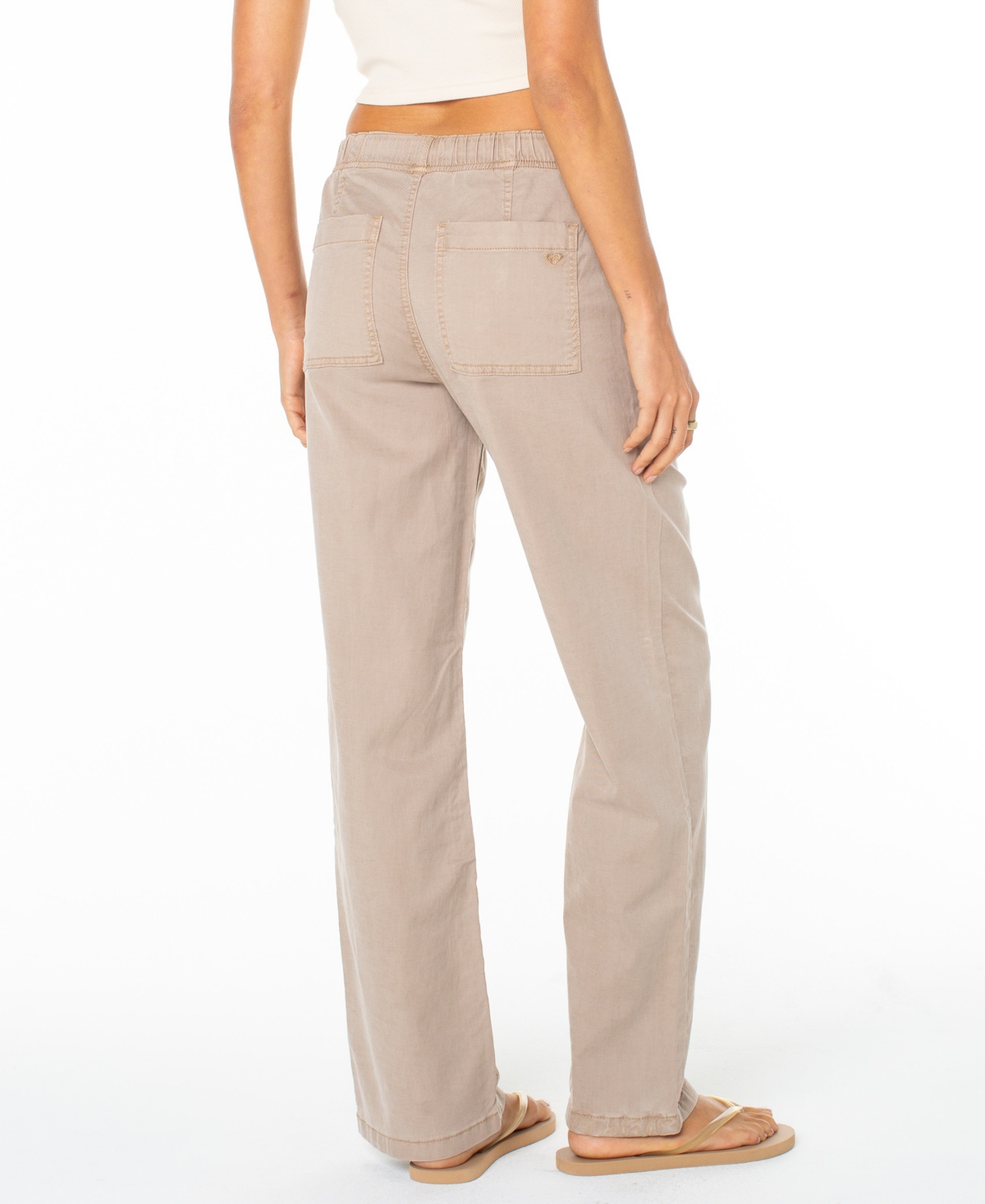 Roxy Women's Sunset Dream Mid-Rise Twill Pants