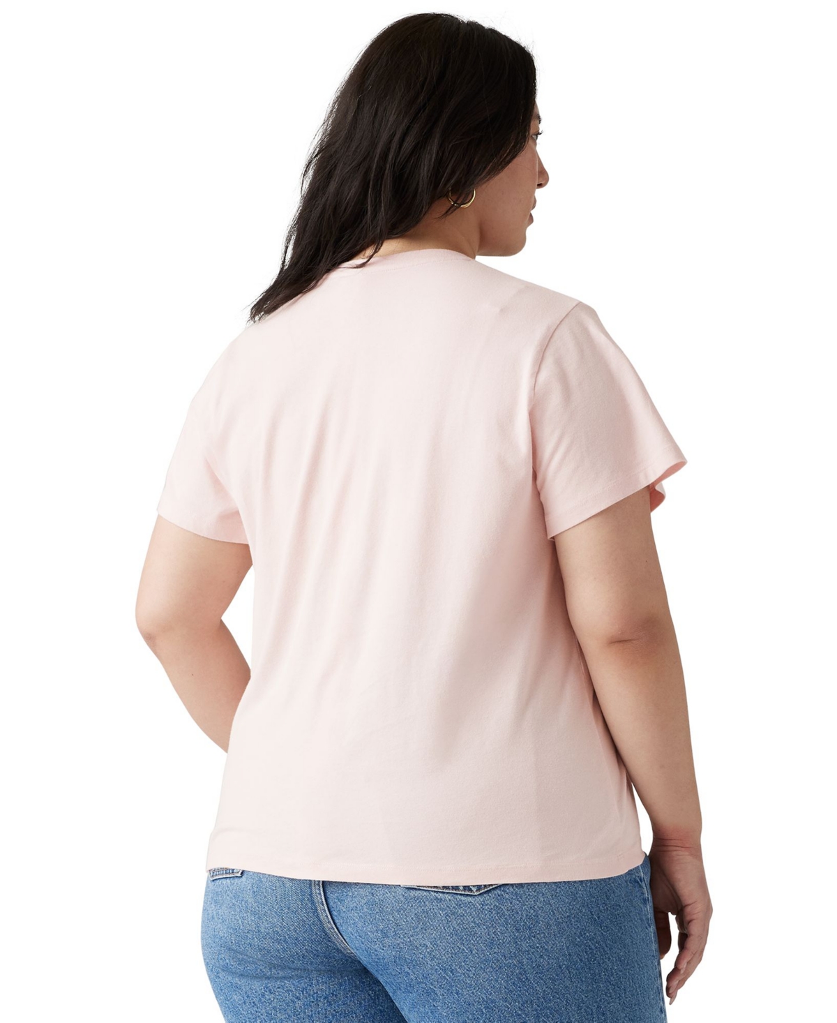 Levi's Plus Size Crewneck Perfect T-shirt In Pink