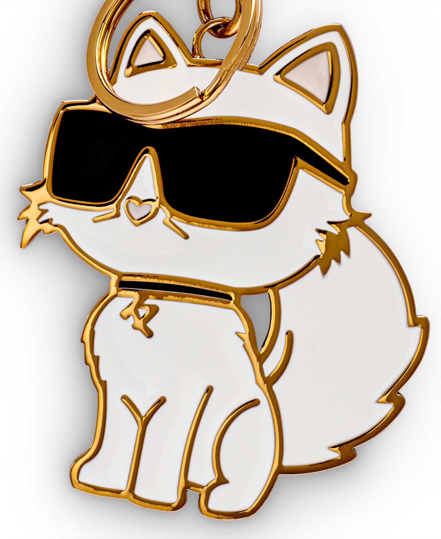 Женский брелок KARL LAGERFELD PARIS Choupette Gifting Charm, цвет: Золотой — фото 2
