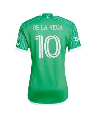 Men's Pedro de la Vega Green Seattle Sounders FC 2024 The Anniversary Kit Authentic Player Jersey