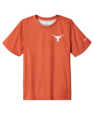 Big Boys and Girls Texas Orange Texas Longhorns Terminal Tackle Omni-Shade T-Shirt