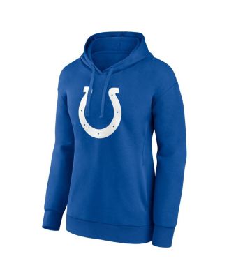 Women's Jonathan Taylor Royal Indianapolis Colts Player Icon Name Number V-Neck Pullover Hoodie