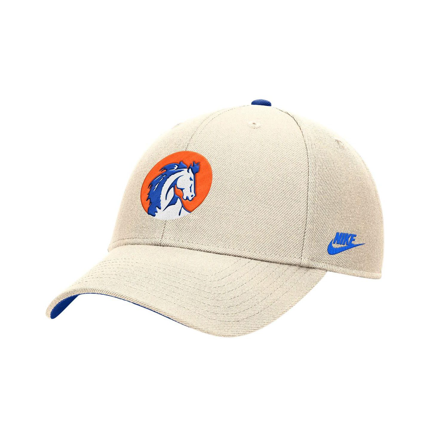Мужская кепка Nike Natural Boise State Broncos Rise Dri-FIT Adjustable Hat — фото 1