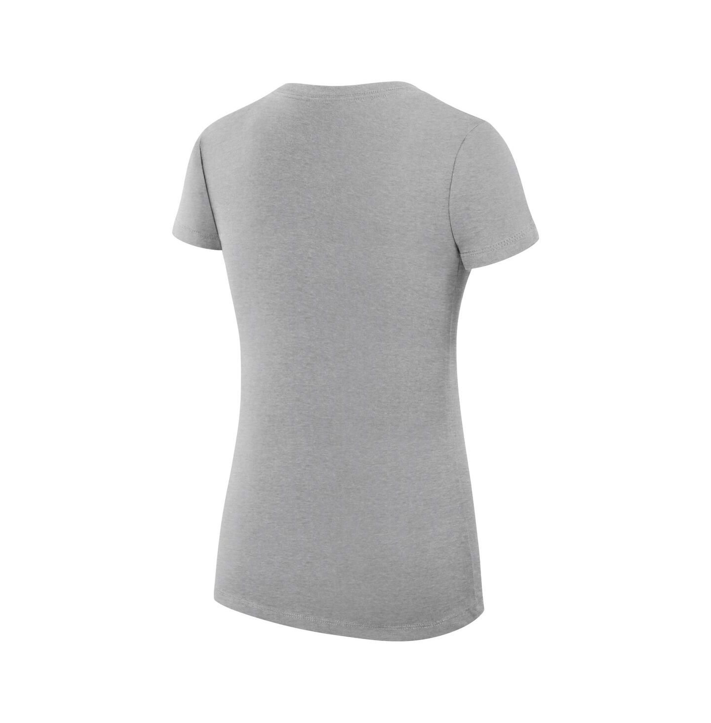 Женская футболка G-III 4Her by Carl Banks Heather Gray Colorado Avalanche Super-Slim Fit Lightweight City Graphic V-Neck — фото 3
