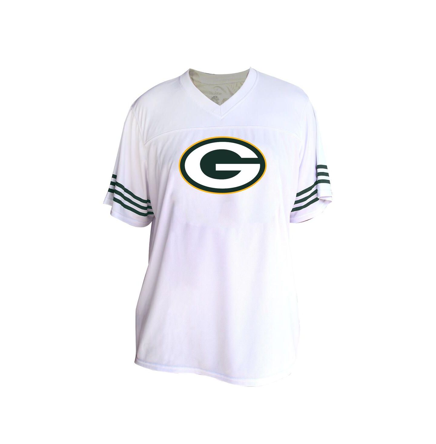 Женское джерси Fanatics Women's Love White Green Bay Packers Plus Size Fashion Jersey — фото 2
