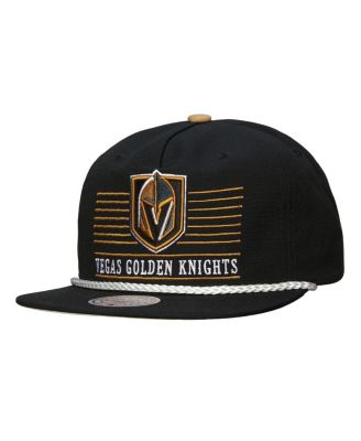 Mitchell & Ness - Men's Black Vegas Golden Knights Ascend Deadstock Snapback Hat