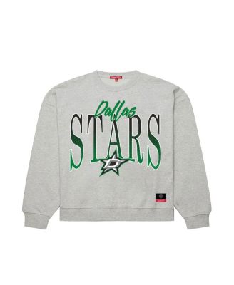 Women's Heather Gray Dallas Stars Hockey Night Sweatshirt