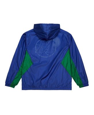Men's Blue Dallas Mavericks Playmaker Full-Zip Windbreaker Jacket