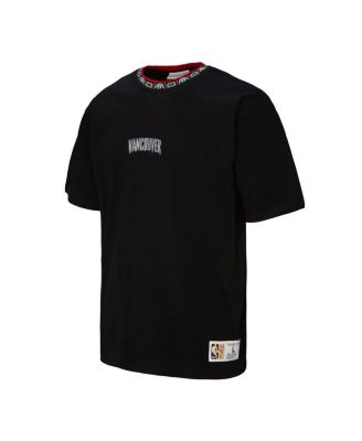 Men's and Women's Black Vancouver Grizzlies Playmaker Logo T-Shirt