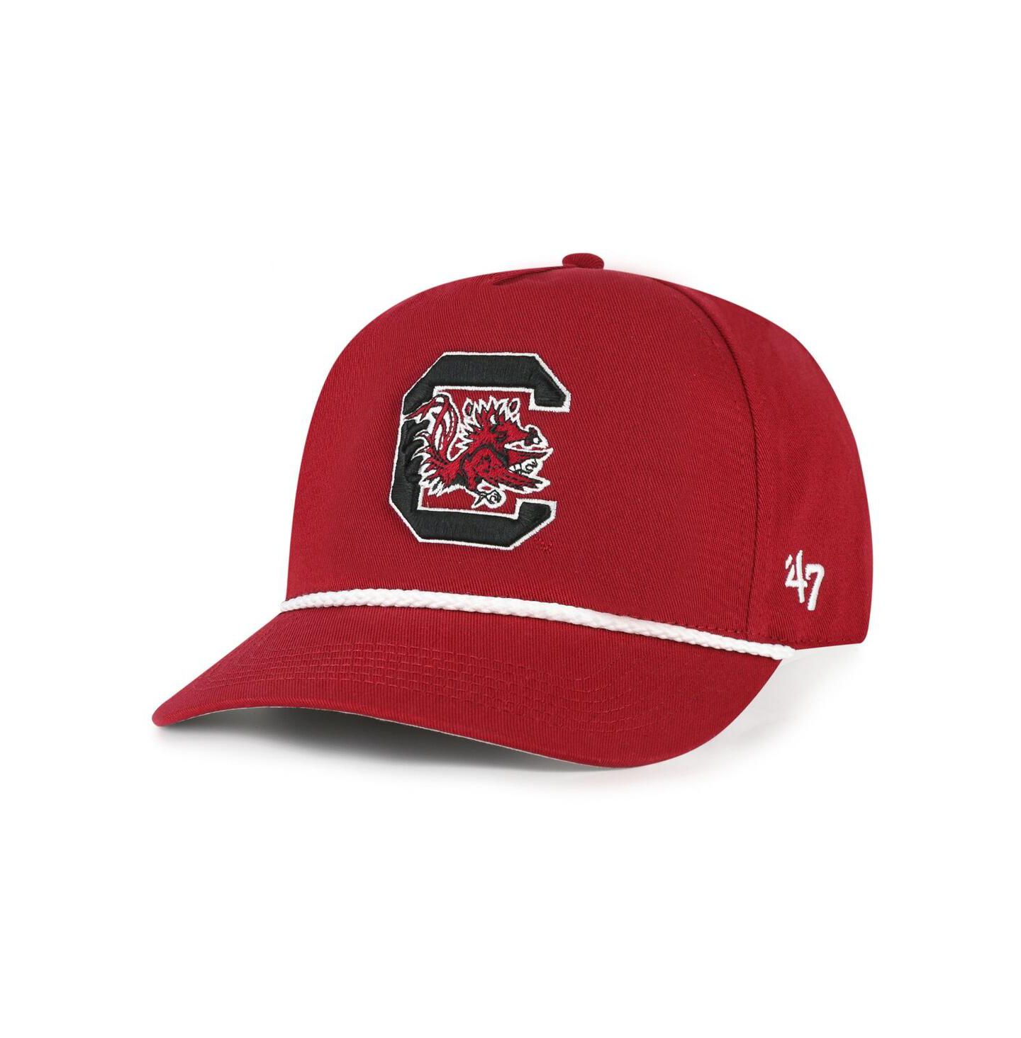 Мужская кепка '47 Brand Garnet South Carolina Gamecocks Rope Hitch Adjustable Hat — фото 1