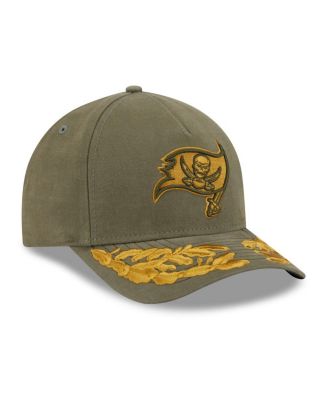 x Alpha Industries Men's Olive Tampa Bay Buccaneers A-Frame 9FORTY Adjustable Hat