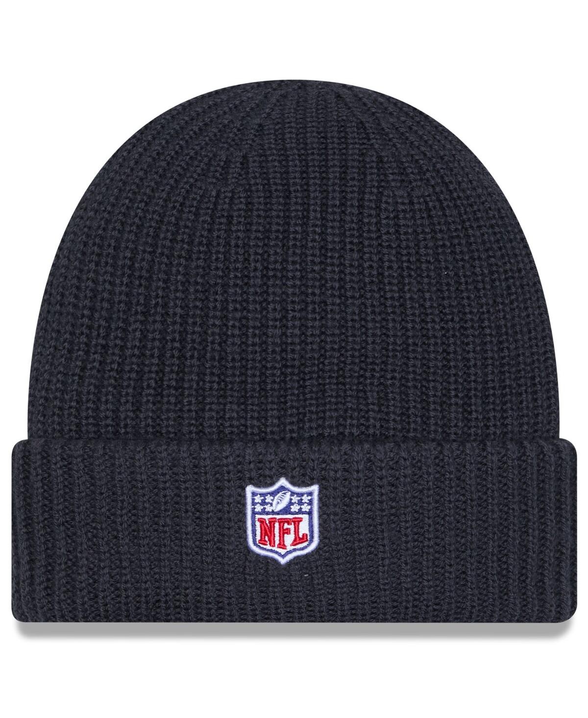 New Era Men's Charcoal Detroit Lions 2025 Sideline Cold Weather Cuffed Knit Hat